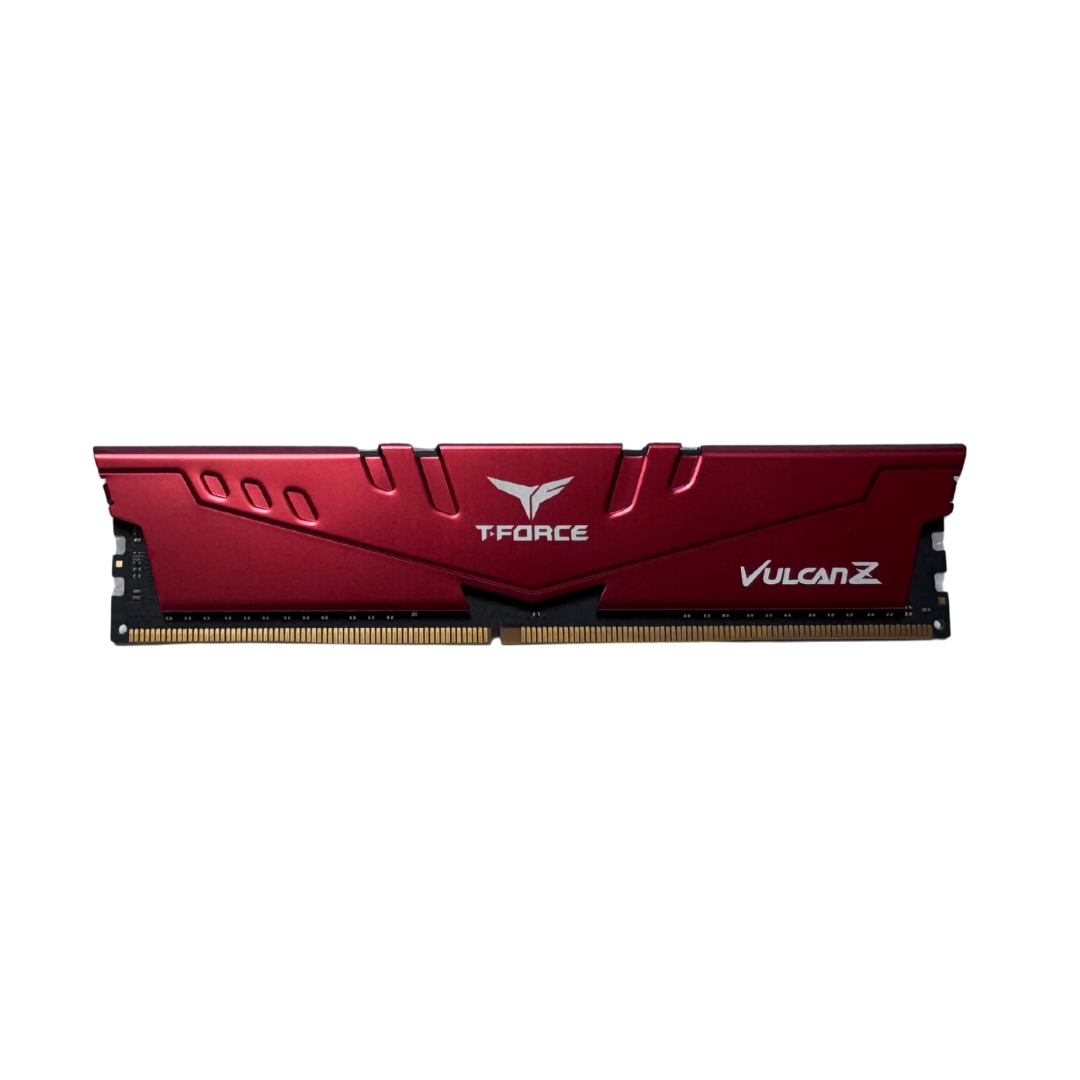 TeamGroup T-Force Vulcan Z 16GB (1×16GB) DDR4-3600 CL18 Desktop RAM (Red) — Used, Working