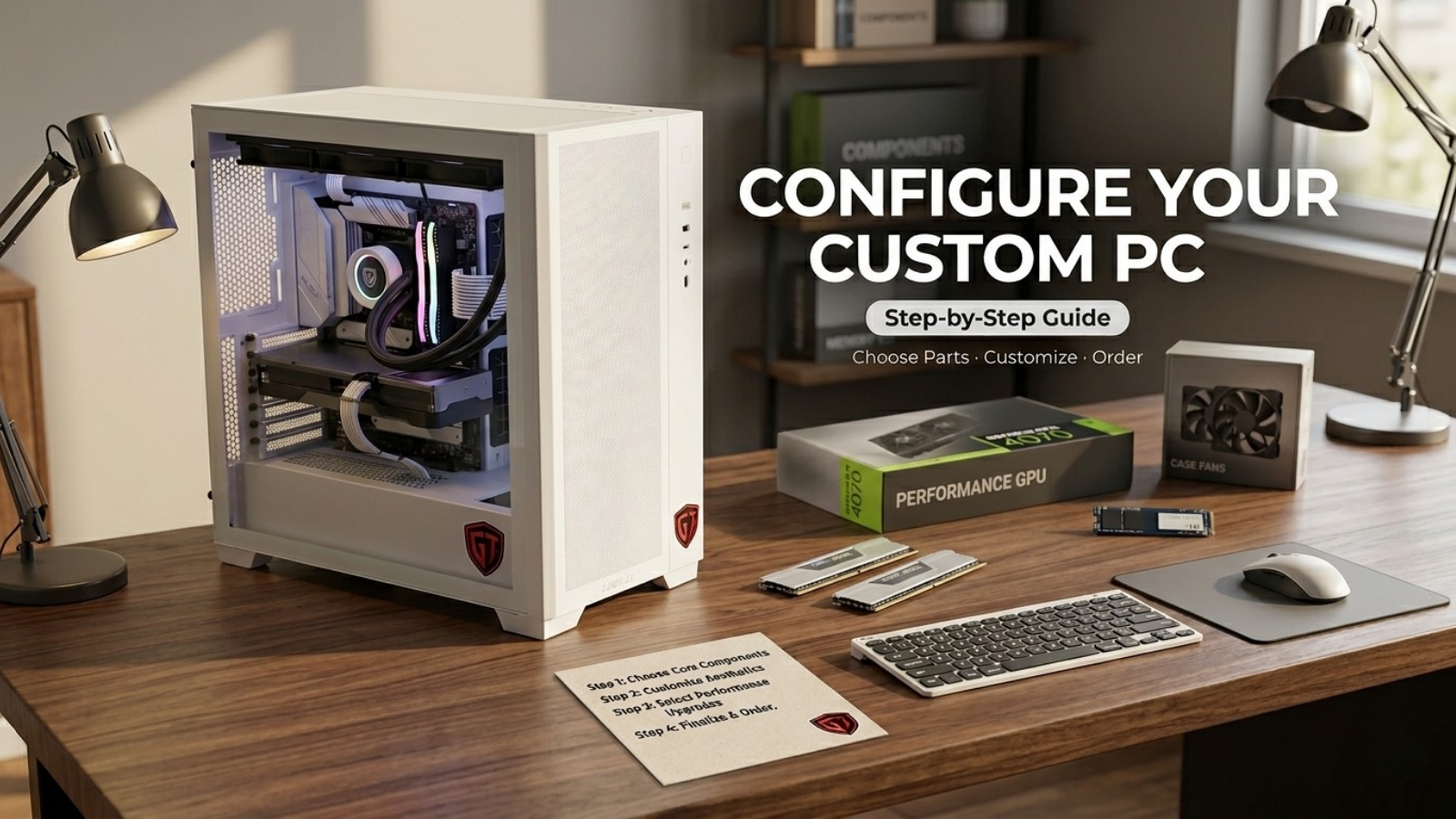 How to Configure Your Custom GamerTech Gaming PC — Step by Step