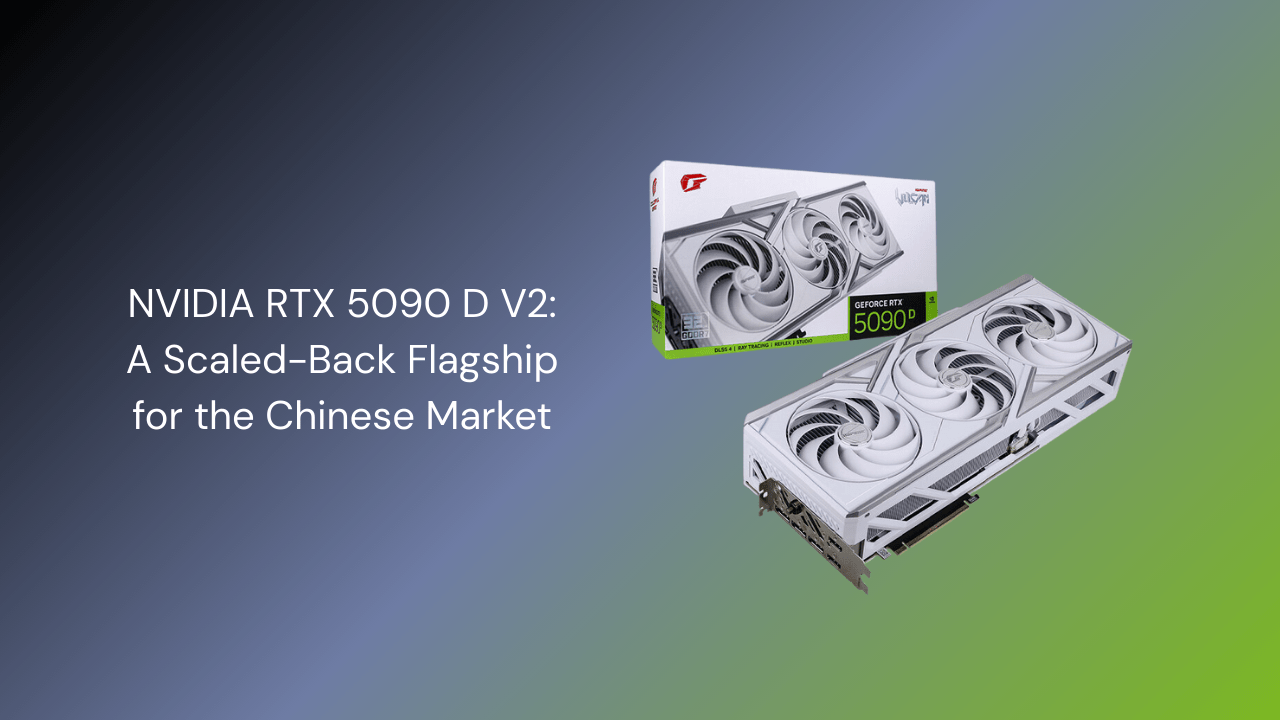 NVIDIA RTX 5090 D V2: A Scaled-Back Flagship for the Chinese Market - GamerTech Toronto