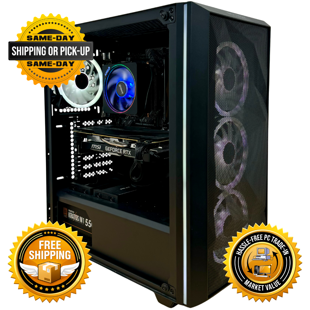 Refurbished | AMD Ryzen 7 3700X | RTX 2060 SUPER | Custom Built Computer