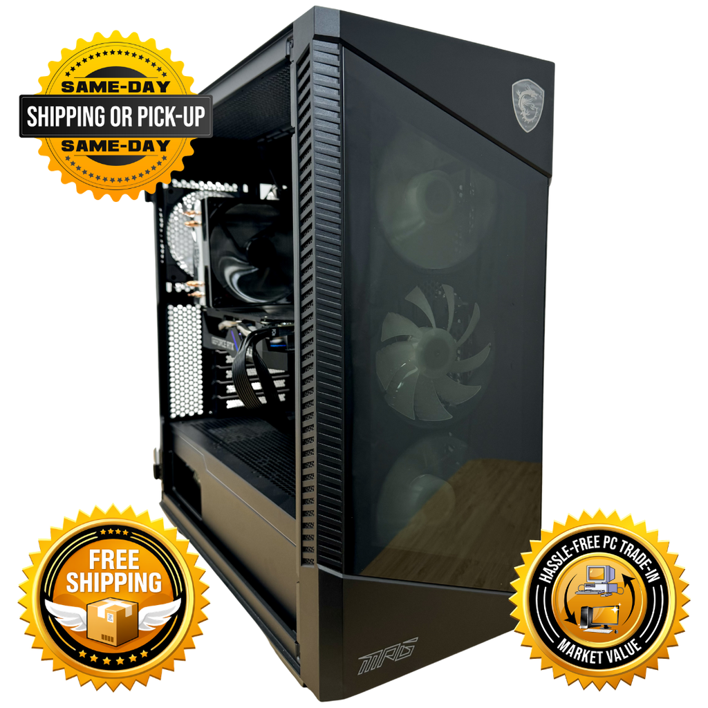 Refurbished Intel i7-8700K + RTX 2060 Gaming PC | 1-Year Warranty
