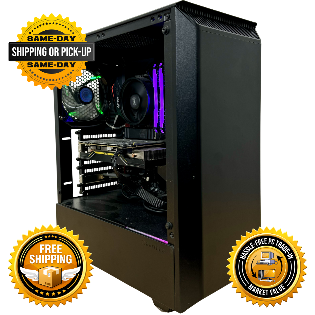 Refurbished | Ryzen 5 3600 | RX 5500 XT | Custom Built Computer
