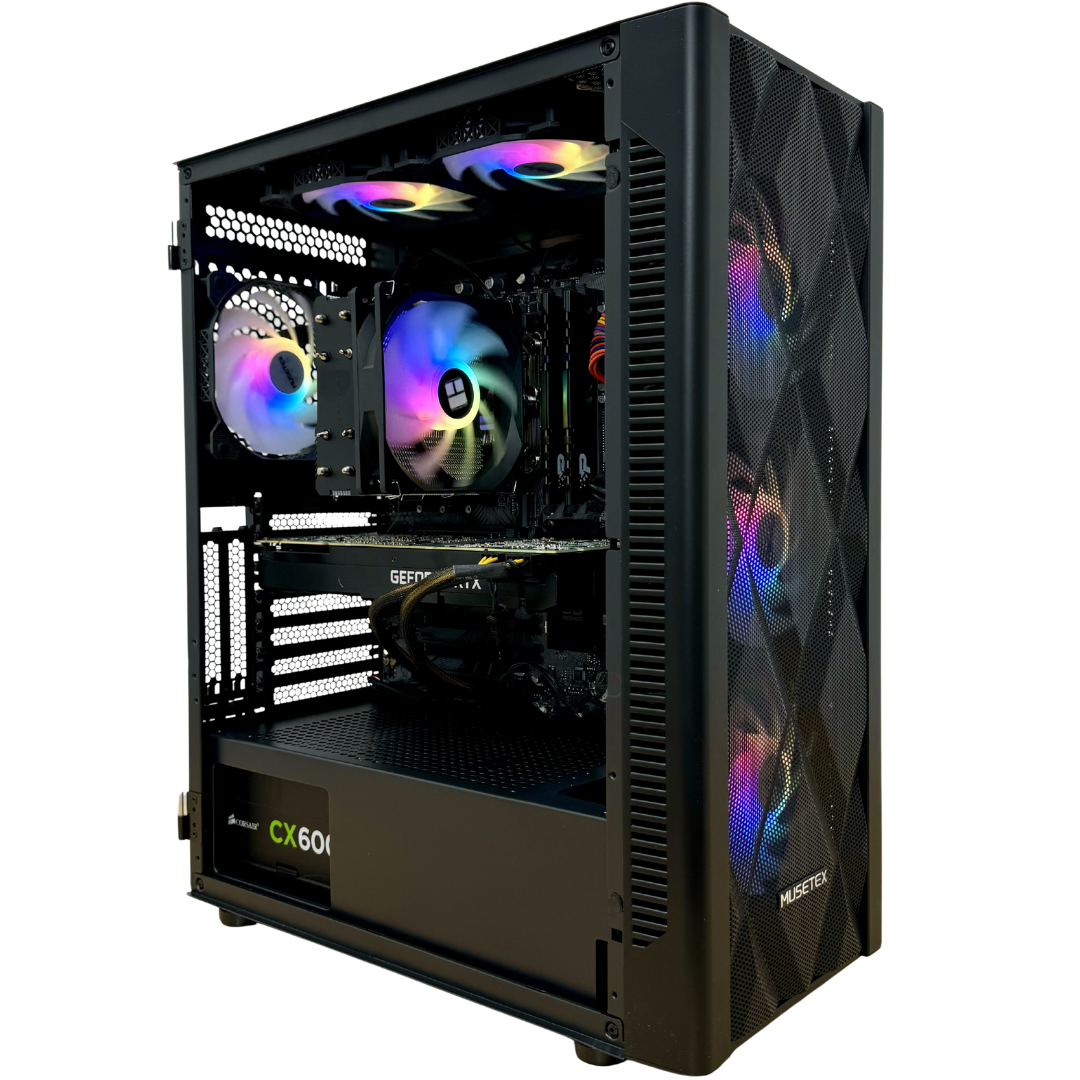Refurbished | Intel i5-12400F | RTX 2080 SUPER | Custom Built Computer