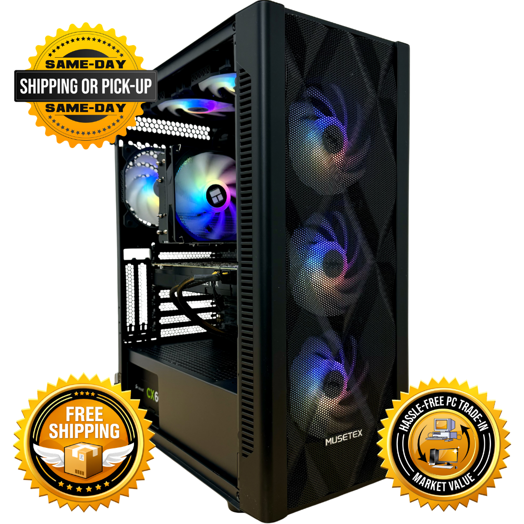 Refurbished | Intel i5-12400F | RTX 2080 SUPER | Custom Built Computer