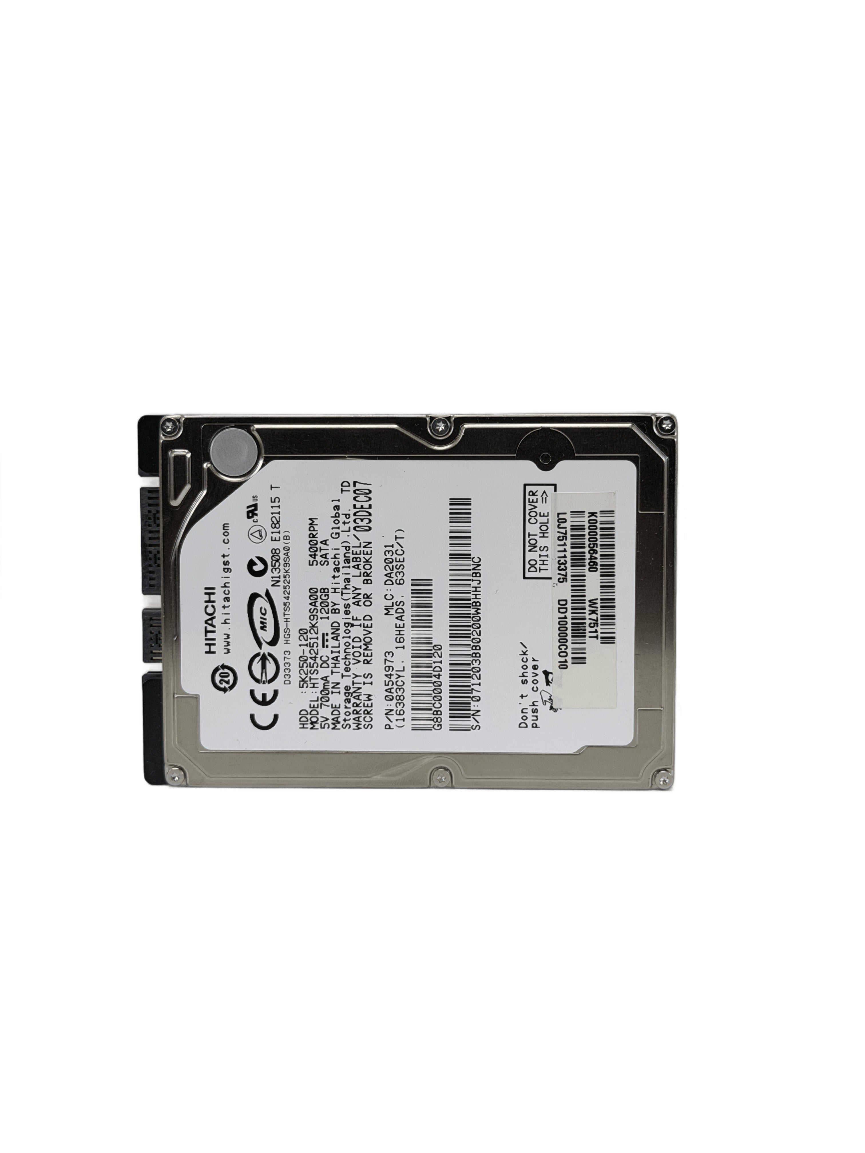 Hitachi 120GB 2.5" SATA SSD — Used, Working — photo 1
