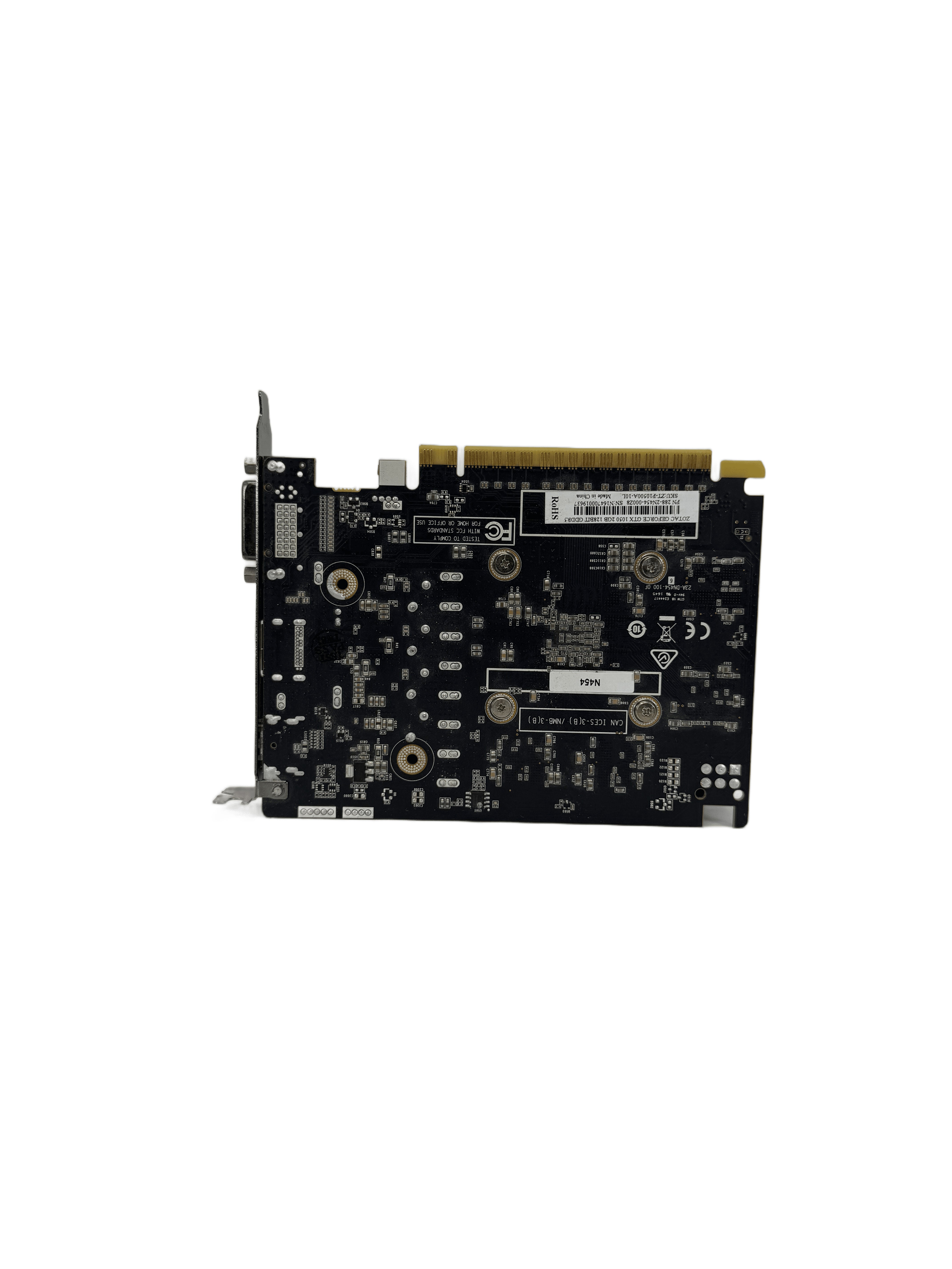 Zotac GeForce GTX 1050 Graphics Card — For Parts / Not Working — photo 2