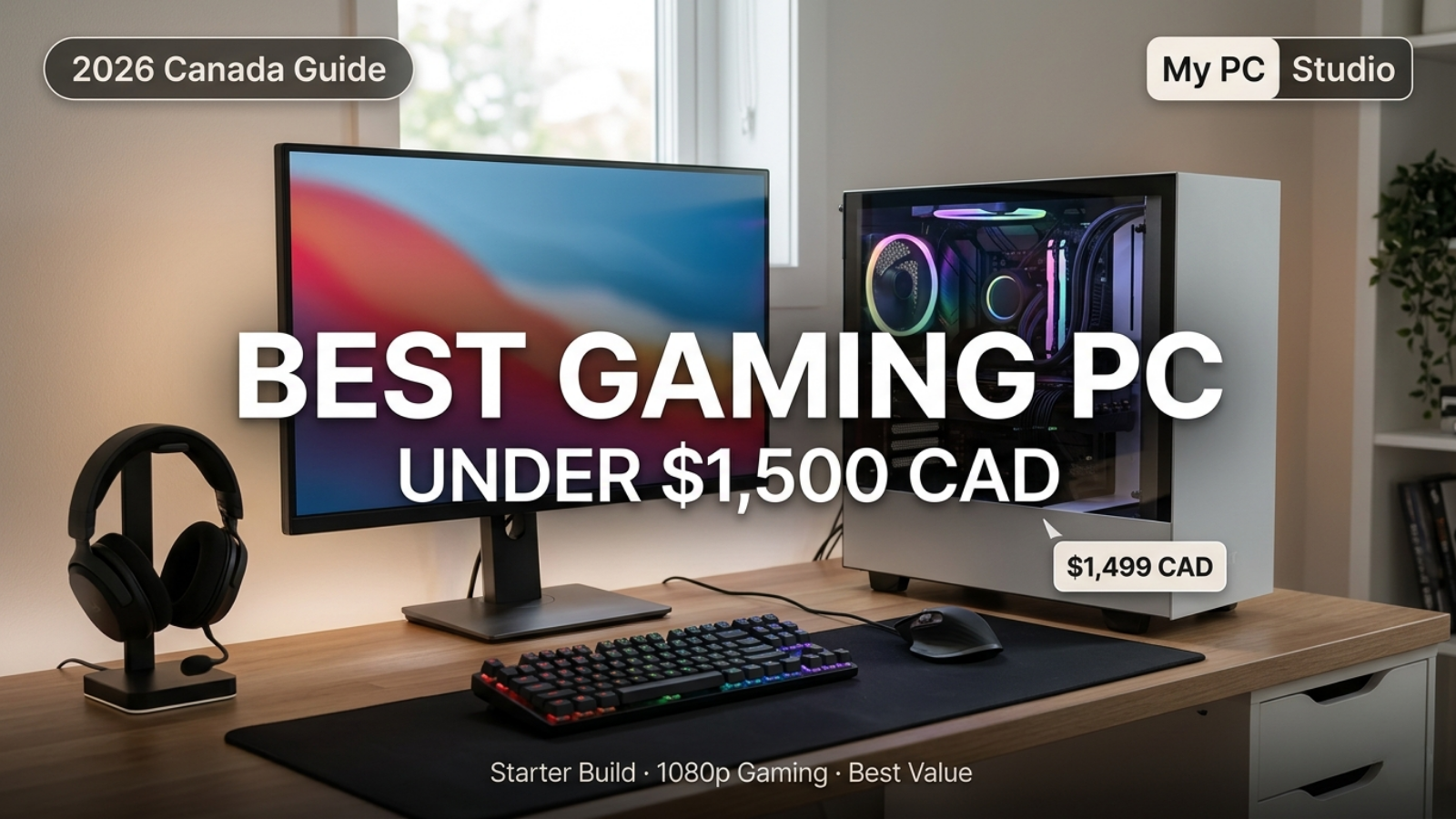 Best Gaming PC Under $1,500 in Canada (2026)