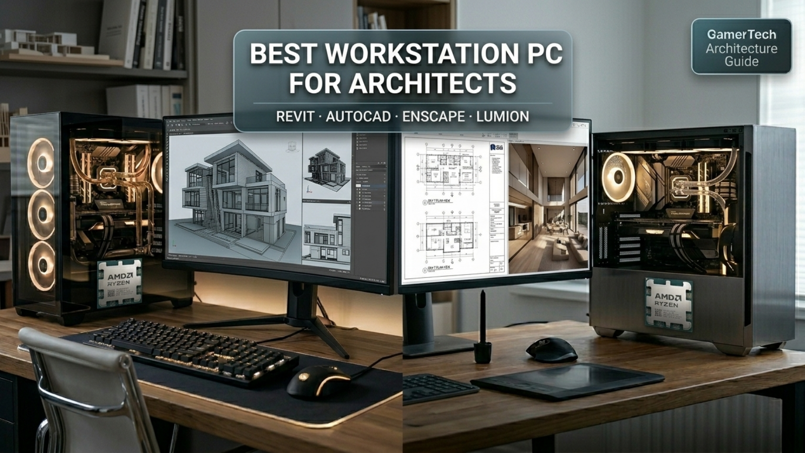 Best Workstation PC for Architects in 2026: Revit, AutoCAD, Enscape & Lumion