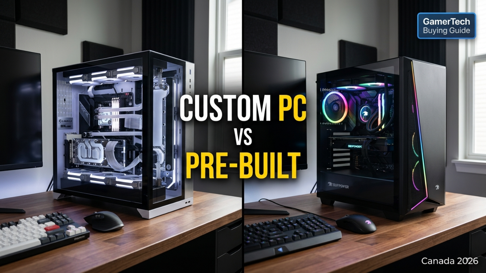 Custom PC vs Pre-Built in Canada 2026 — Which Should You Choose?