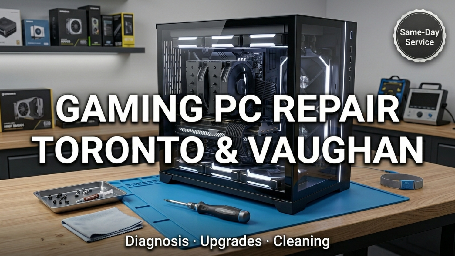 Gaming PC Repair Near Toronto and Vaughan — GamerTech Same-Day Service
