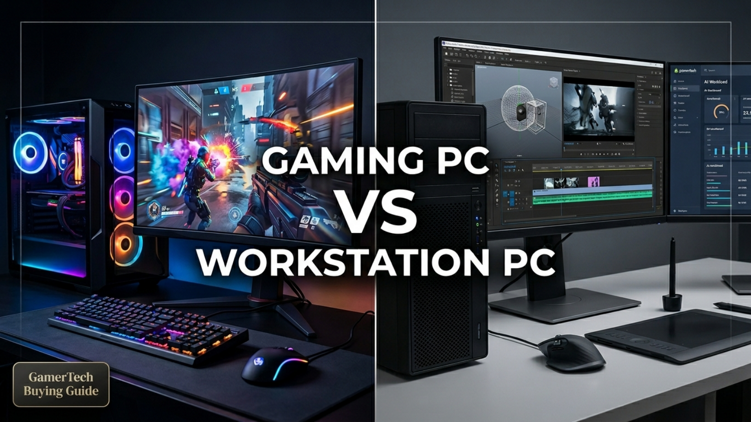 Gaming PC vs Workstation PC: What's the Difference?