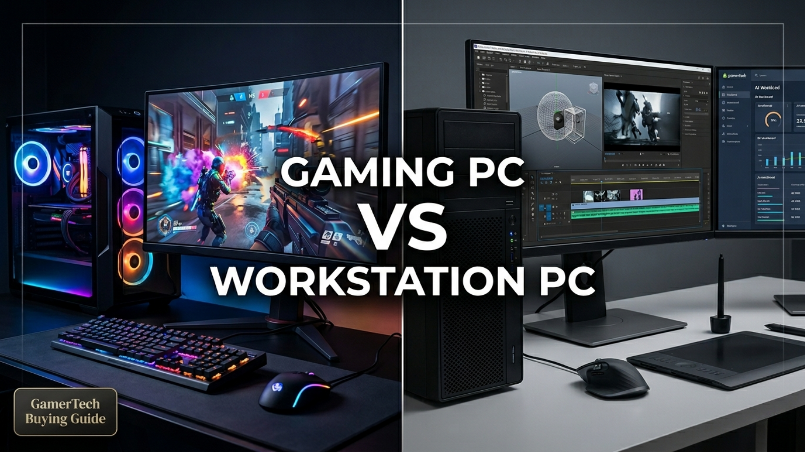 Gaming PC vs Workstation PC: What's the Difference?