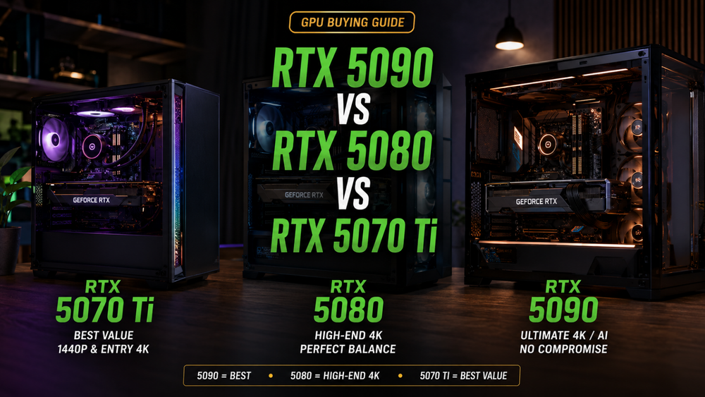 RTX 5090 vs RTX 5080 vs RTX 5070 Ti: Which GPU Should You Choose ...