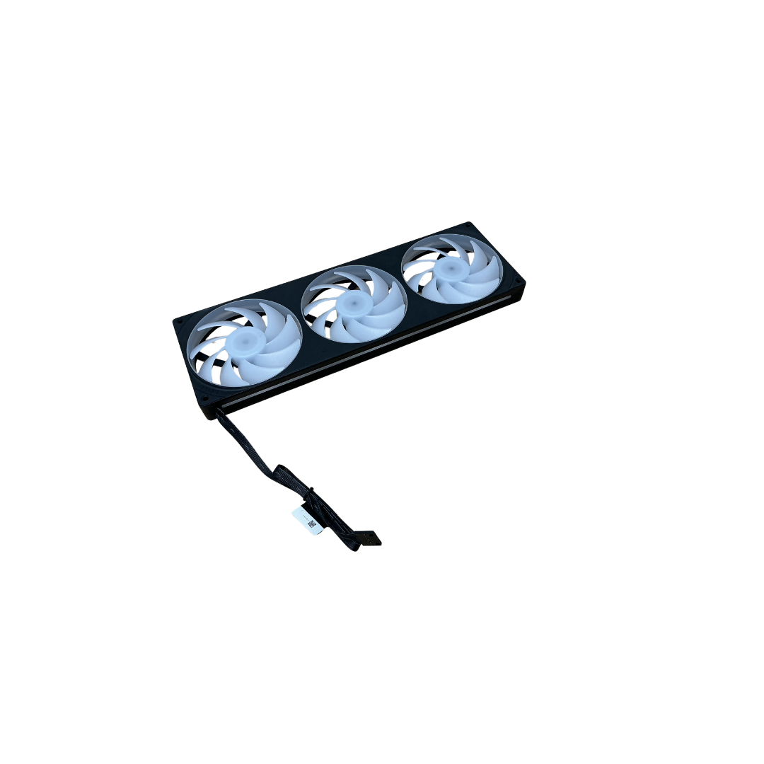 NZXT F360 RGB CORE 360mm Single-Frame Fan Unit, Black (RF-U36HF-W1) — Used, Working — photo 3