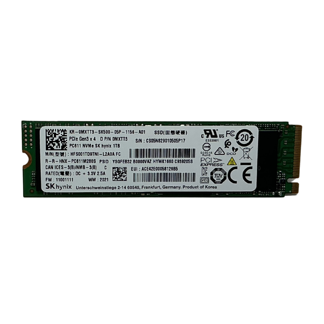 SK hynix PC611 1TB NVMe M.2 SSD (PCIe Gen3 x4, 2280) — Used, Working — photo 1