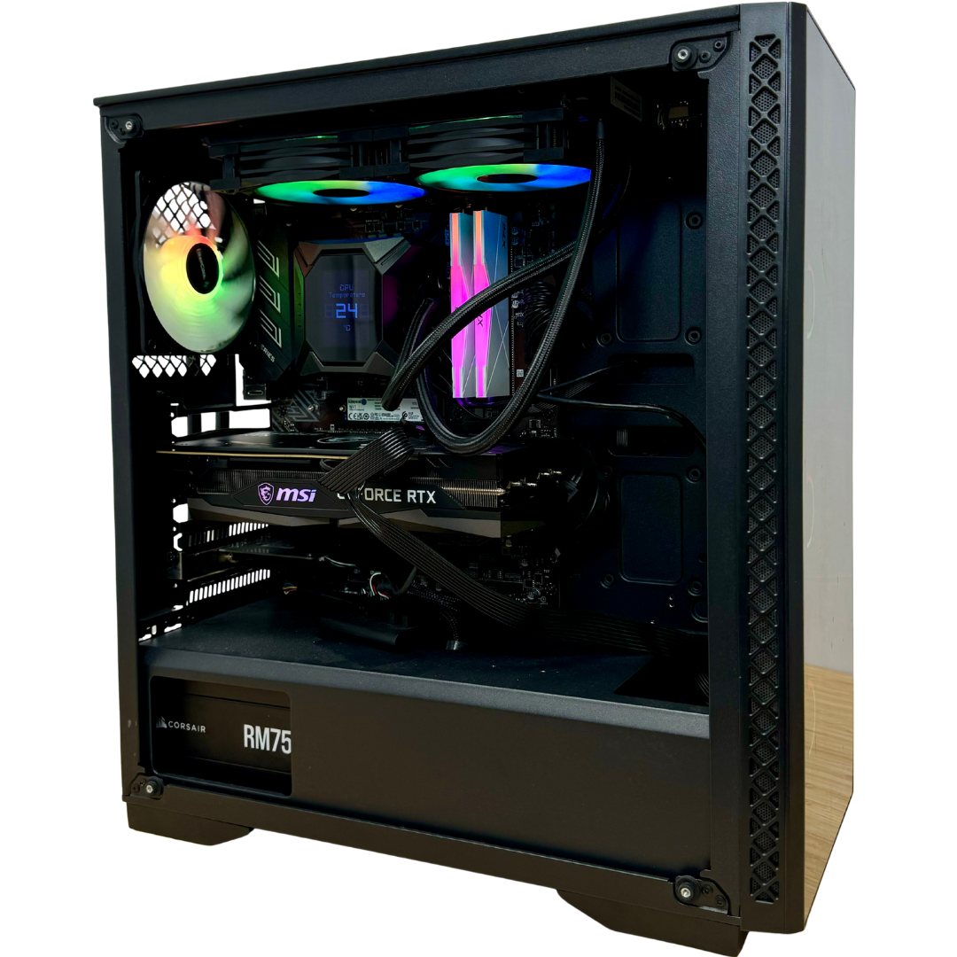 Refurbished | Intel i7-9700K | RTX 3060 | Custom Built Computer