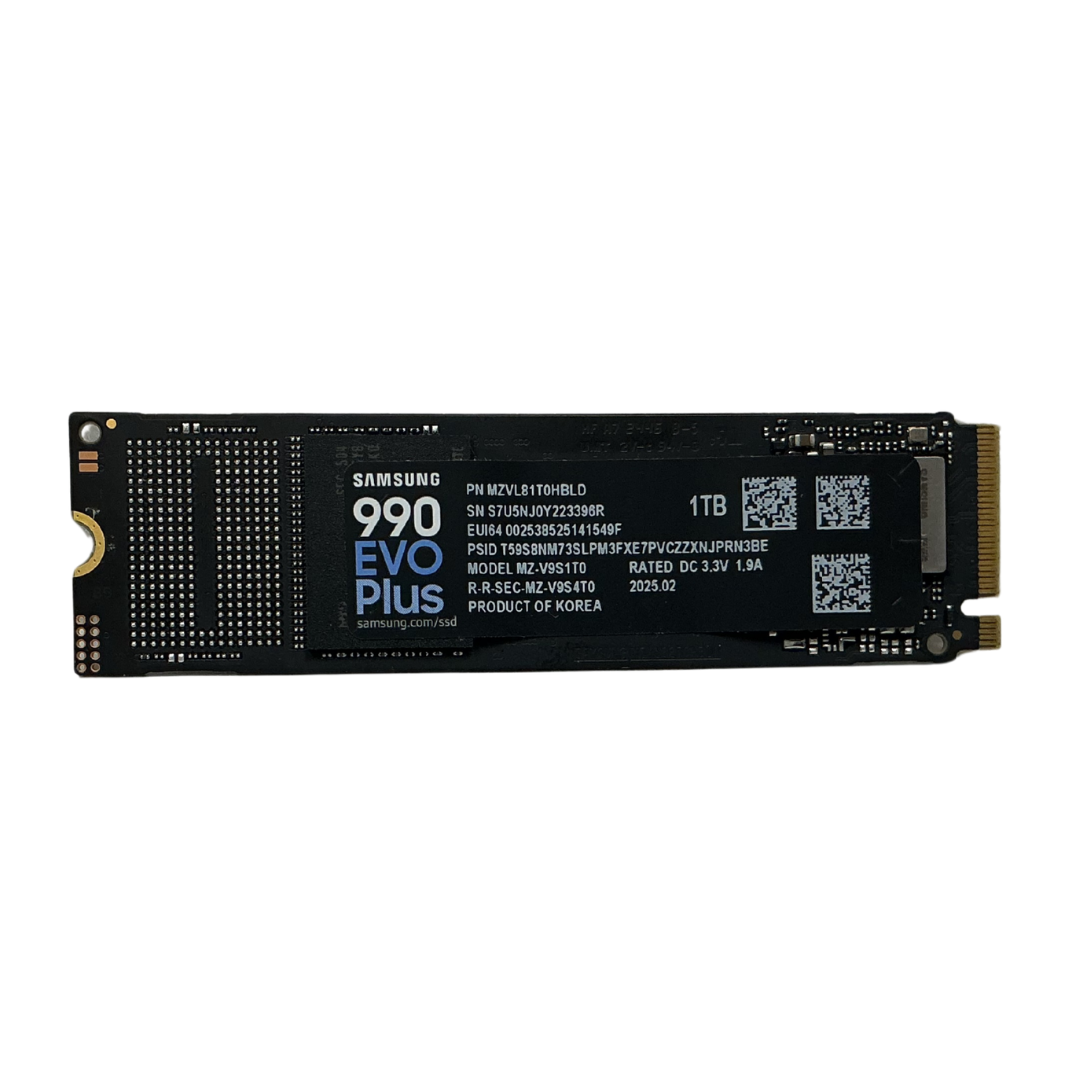 Samsung 990 EVO Plus 1TB M.2 NVMe SSD (MZ-V9S1T0) — Used, Working — photo 1