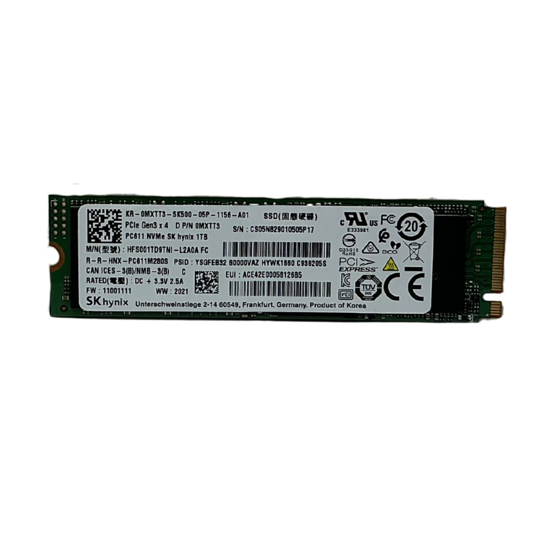 SK hynix PC611 1TB NVMe M.2 SSD (PCIe Gen3 x4, 2280) — Used, Working — photo 3