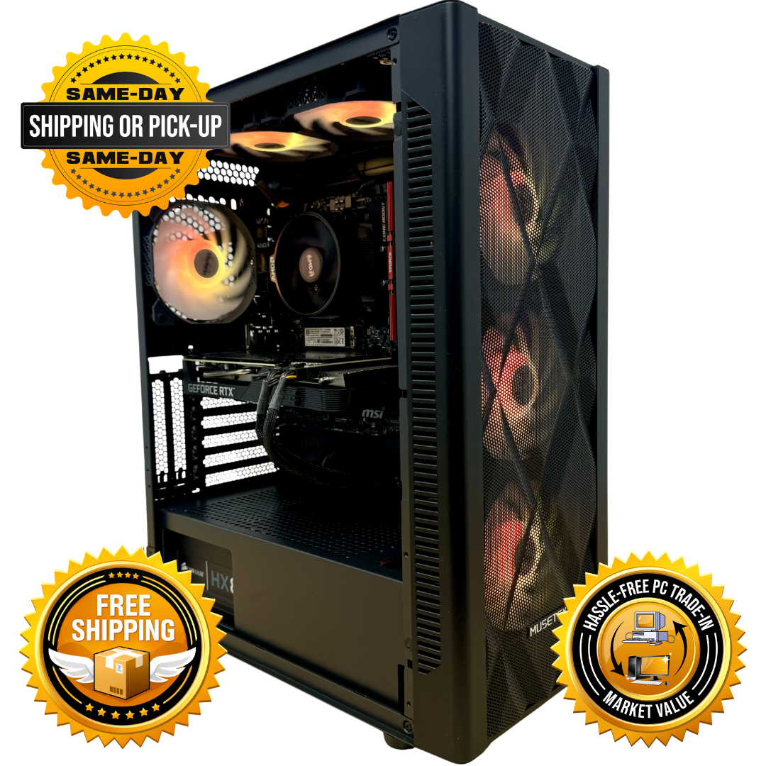 Refurbished | AMD Ryzen 9 3900X | RTX 3060 Ti | Custom Built Computer