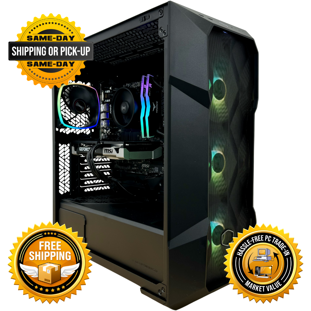 Ryzen 5 5500 | RTX 5060Ti | Fully Built and Ready | Custom Built Computer