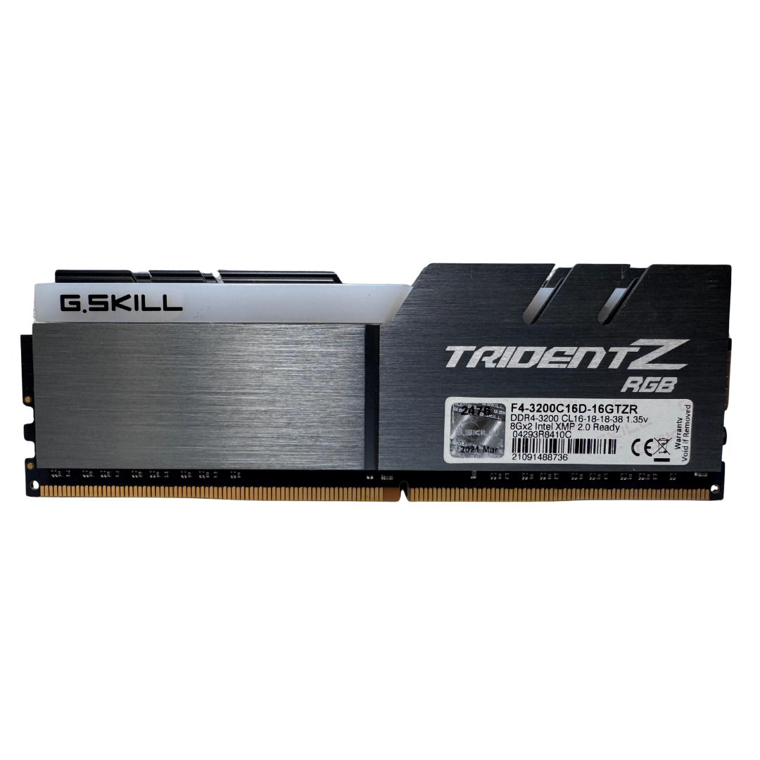 G.Skill Trident Z RGB 16GB (2×8GB) DDR4-3200 CL16 Desktop RAM — Used, Working — photo 3