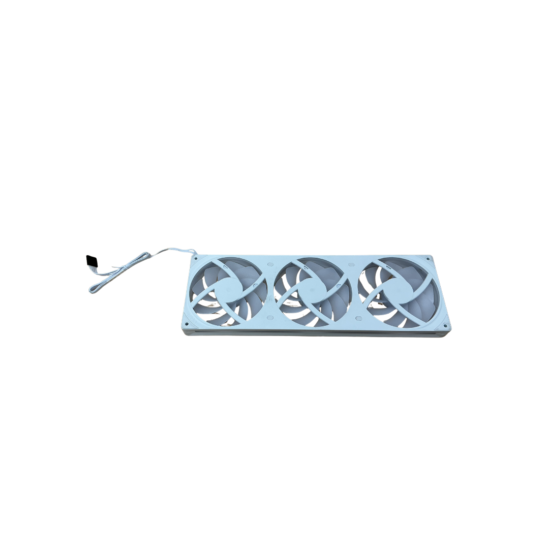 NZXT F360 RGB CORE 360mm Single-Frame Fan Unit, White (RF-U36HF-W1) — Used, Working — photo 3