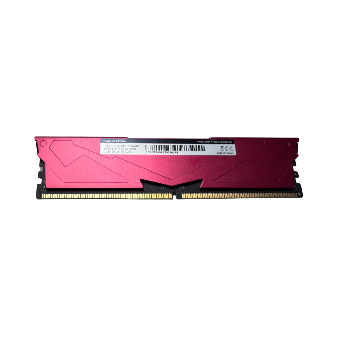 TeamGroup T-Force Vulcan 16GB (1×16GB) DDR5-6000 CL38 Desktop RAM — Used, Working — photo 2