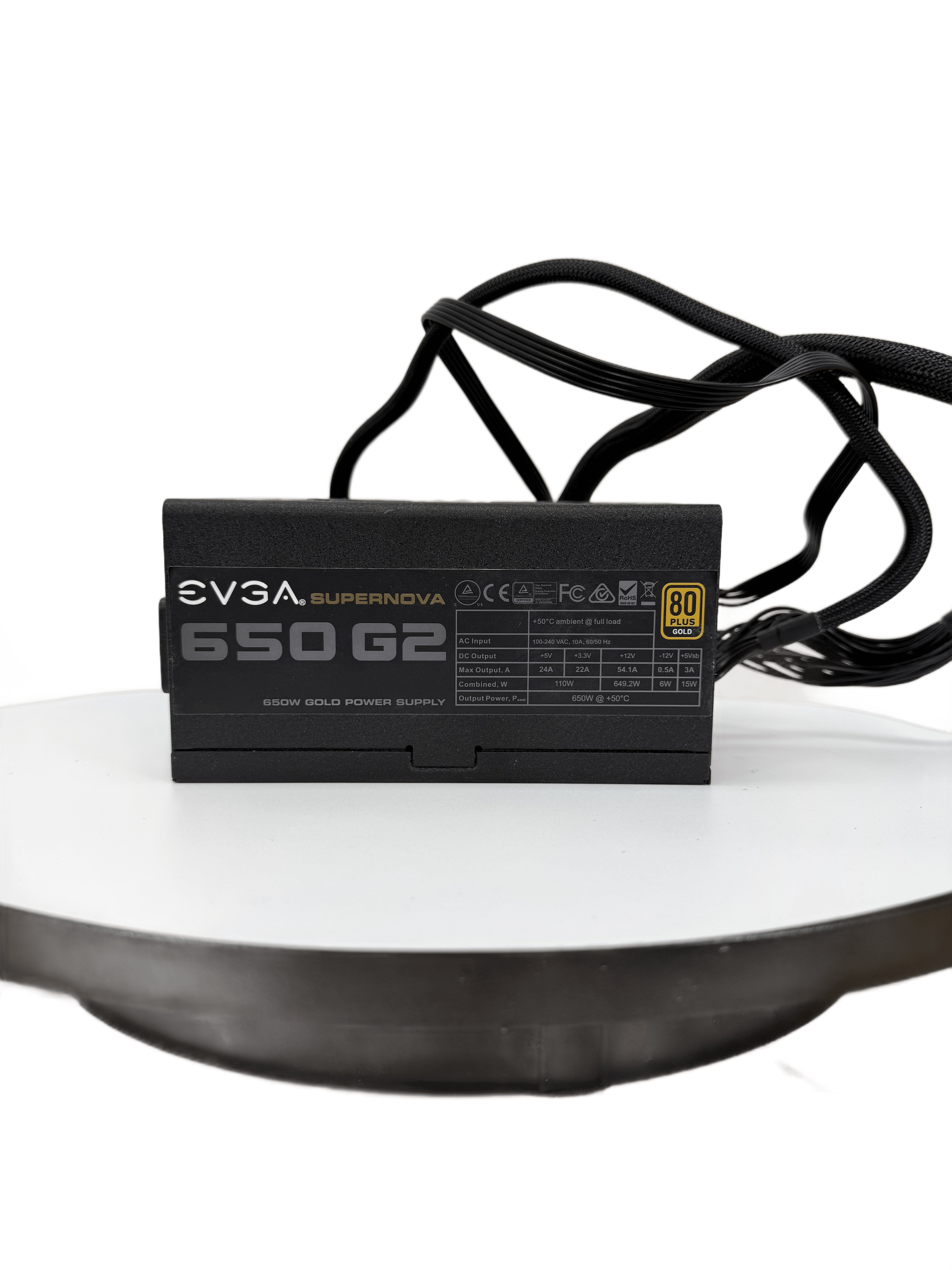 EVGA SuperNOVA 650 G2 80+ Gold Fully Modular PSU — Used, Working — photo 1