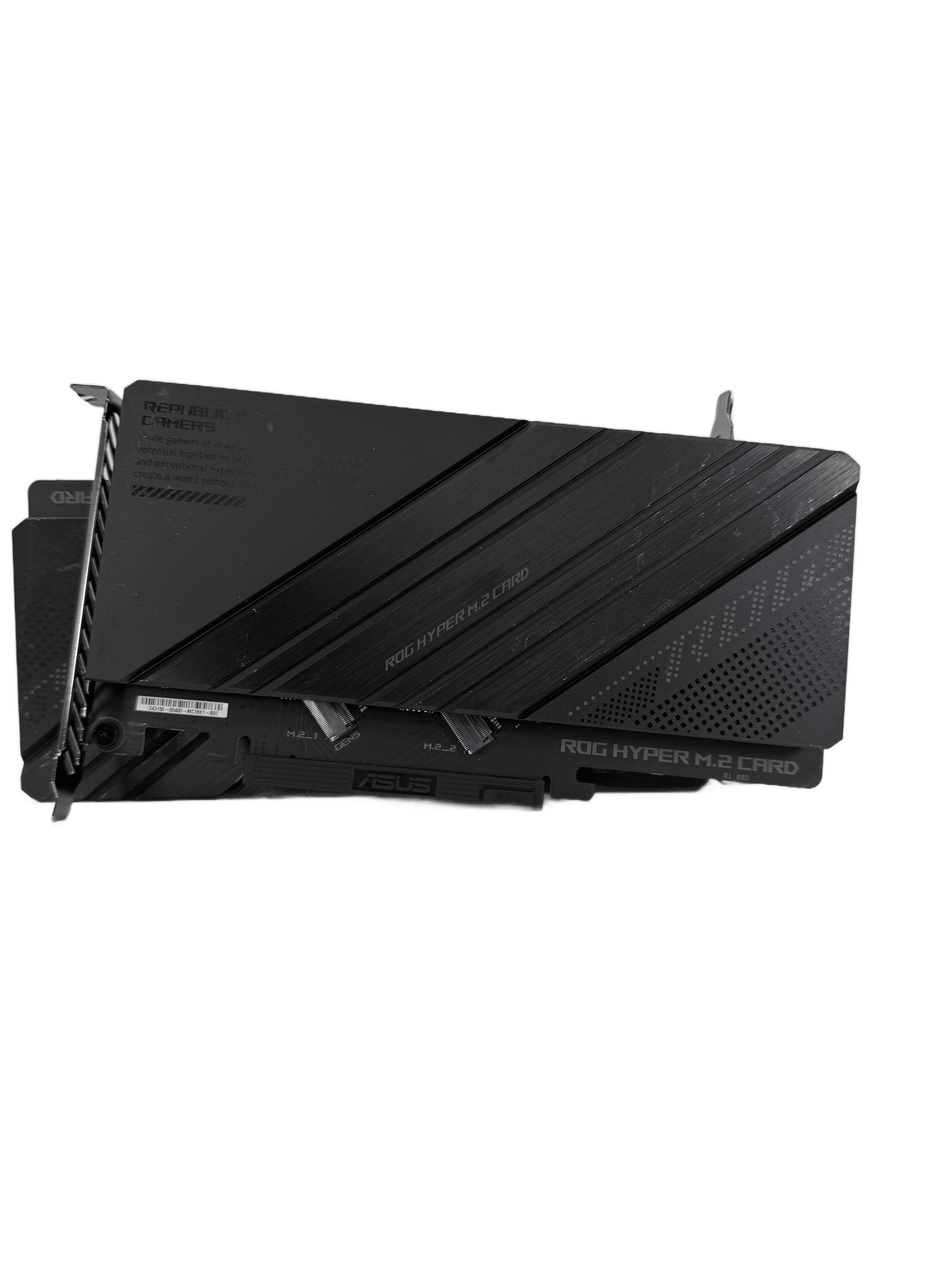 ASUS ROG Hyper M.2 Card — PCIe NVMe Expansion Card — Used, Working — photo 1