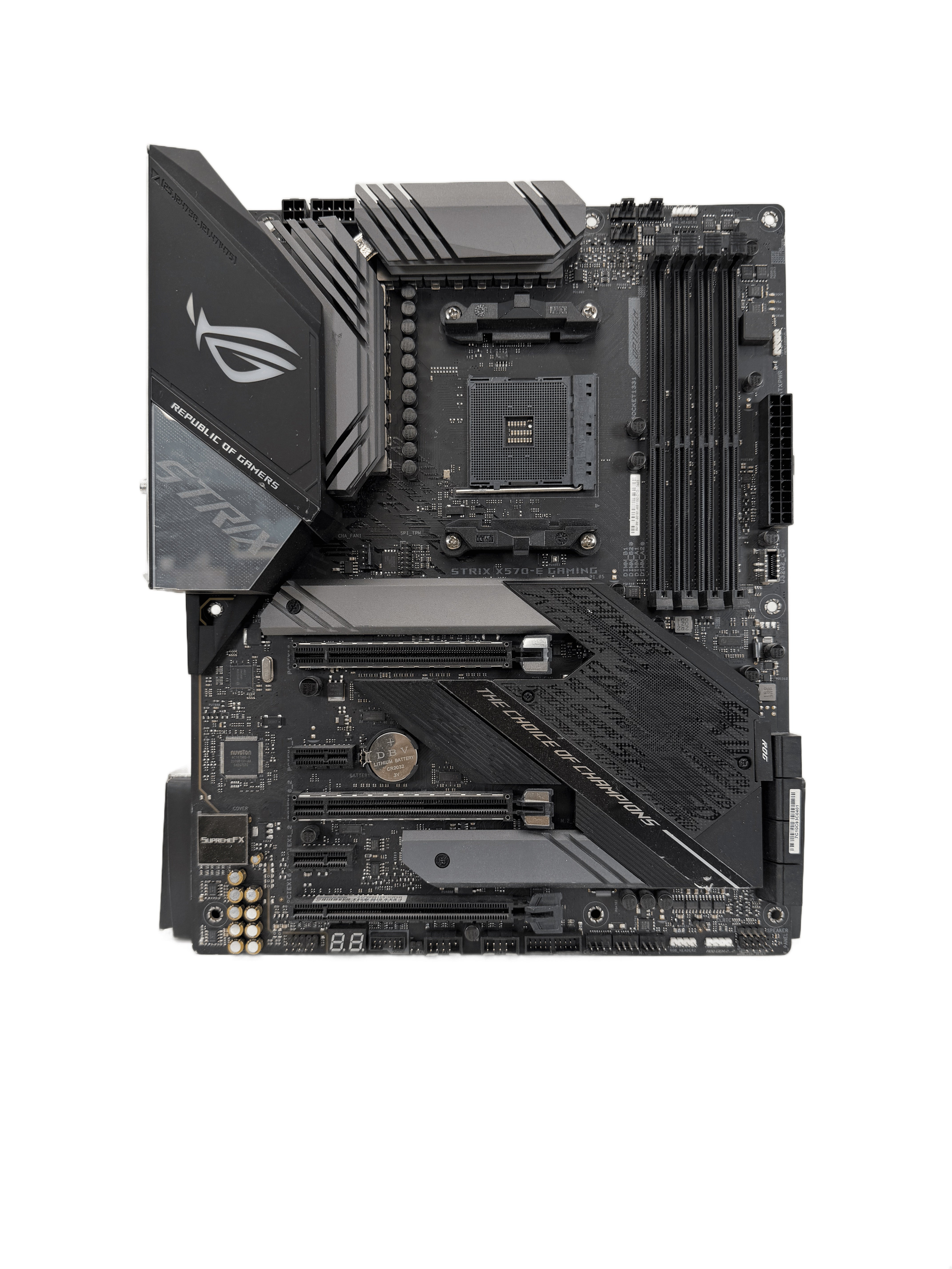 ASUS ROG STRIX X570-E Gaming WiFi AM4 Motherboard — For Parts / Not Working — photo 1