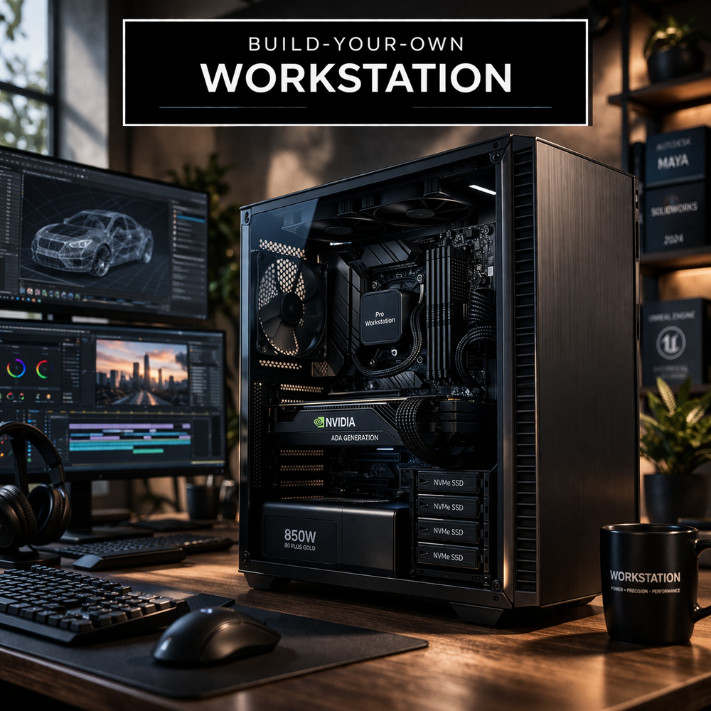 Gamertech Build Your Own Workstation | Build Your Own Custom PC | Gam ...