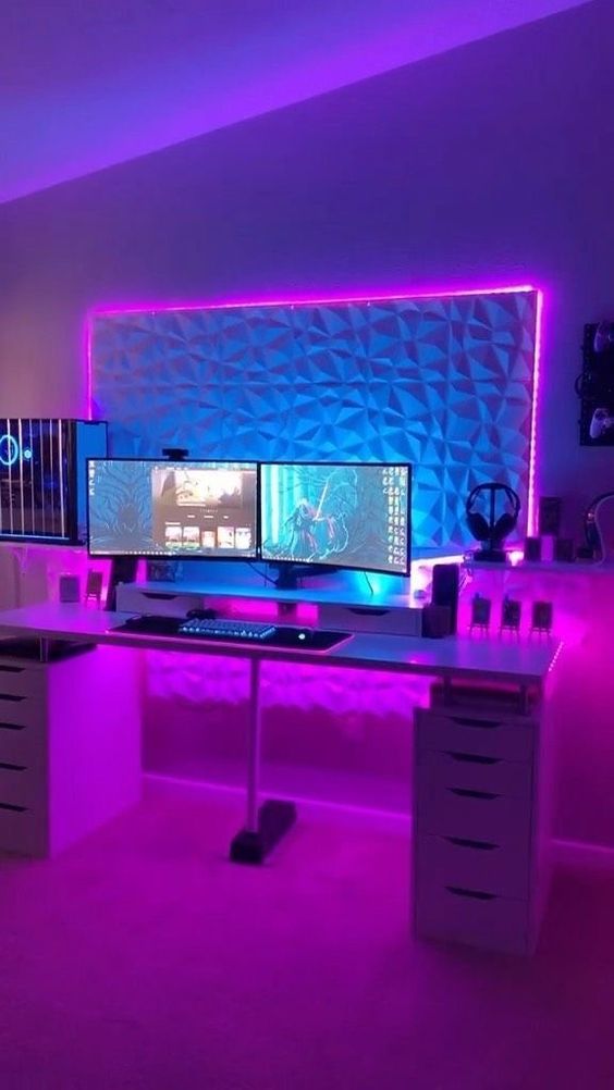 GamerTech Custom 3D - Wall Panels - White | Black | Silver - GamerTech Toronto