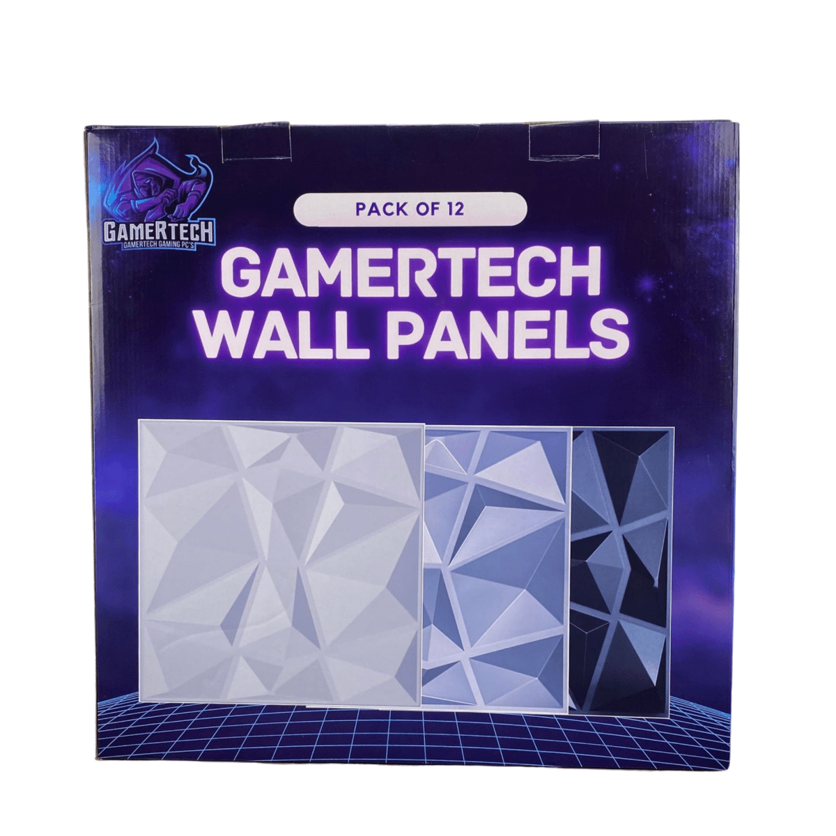 GamerTech Custom 3D - Wall Panels - White | Black | Silver - GamerTech Toronto